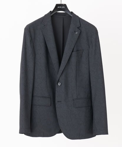 MNDAA50450 MICHEL KLEIN HOMME 総柄テーラードジャケット セットアップ