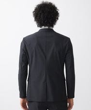 MNDAA50450 MICHEL KLEIN HOMME(ミッシェルクラン オム) 総柄テーラードジャケット セットアップ ブラック