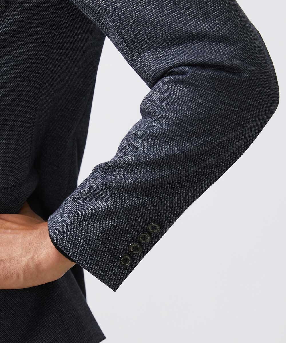 MNDAA55430 MICHEL KLEIN HOMME(ミッシェルクラン オム) ウール調ストレッチテーラードジャケット セットアップ ネイビー