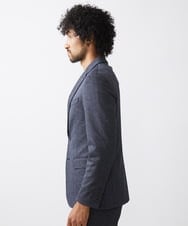 MNDAA55430 MICHEL KLEIN HOMME(ミッシェルクラン オム) ウール調ストレッチテーラードジャケット セットアップ ネイビー