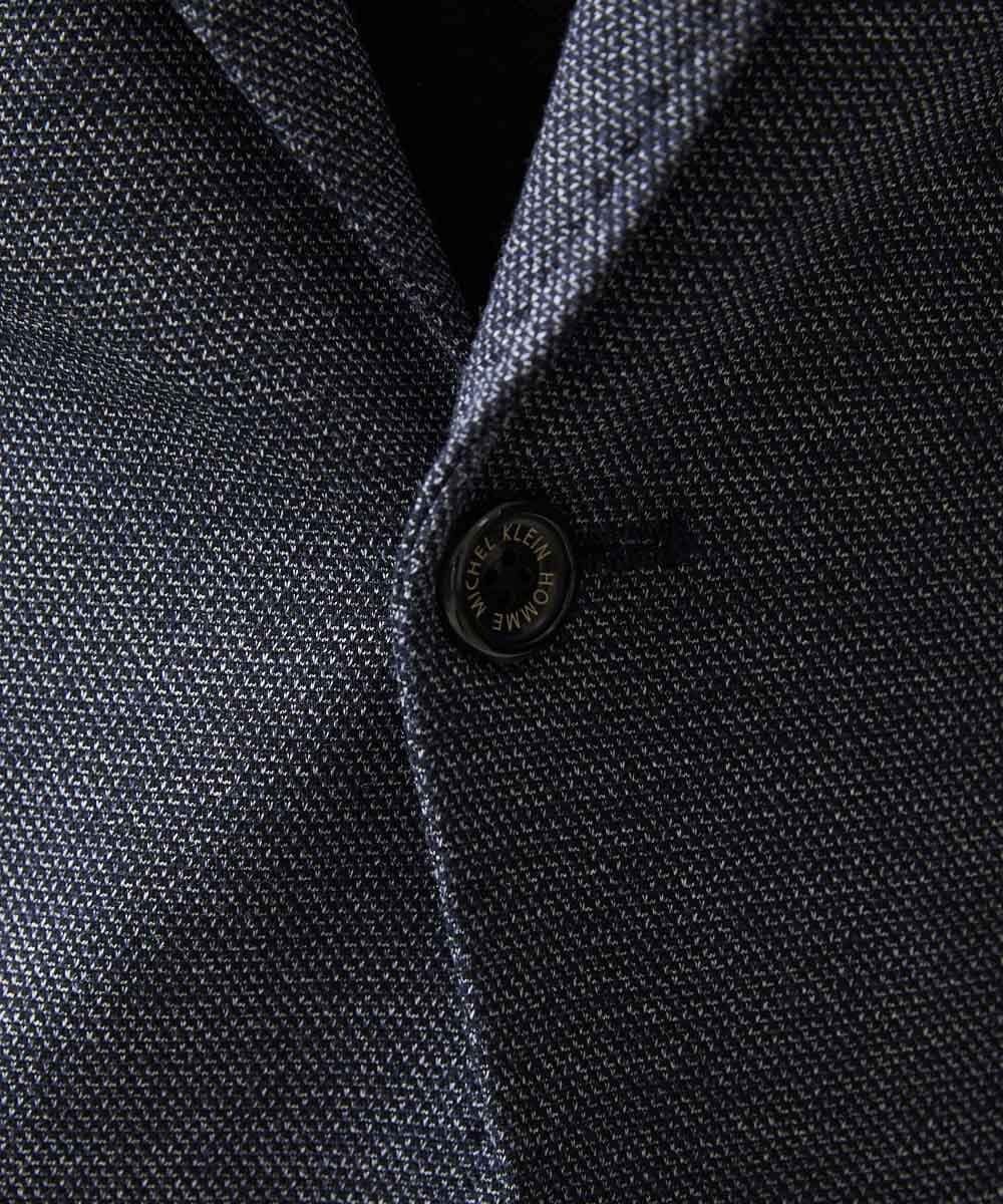 MNDAA55430 MICHEL KLEIN HOMME(ミッシェルクラン オム) ウール調ストレッチテーラードジャケット セットアップ ネイビー