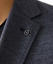 MNDAA55430 MICHEL KLEIN HOMME(ミッシェルクラン オム) ウール調ストレッチテーラードジャケット セットアップ ネイビー