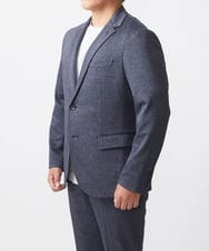 MNDAA56430 MICHEL KLEIN HOMME(ミッシェルクラン オム) 【2024年モデル】BODY MAKEウール調ストレッチテーラードジャケット セットアップ ネイビー