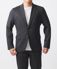 MNDAA56430 MICHEL KLEIN HOMME(ミッシェルクラン オム) 【2024年モデル】BODY MAKEウール調ストレッチテーラードジャケット セットアップ ダークグレー