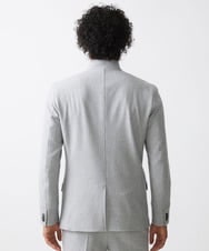 MNDAA57530 MICHEL KLEIN HOMME(ミッシェルクラン オム) スタンドカラーストレッチジャケット セットアップ グレー