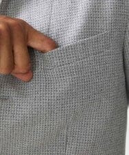 MNDAA57530 MICHEL KLEIN HOMME(ミッシェルクラン オム) スタンドカラーストレッチジャケット セットアップ グレー