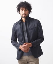 MNDAA59450 MICHEL KLEIN HOMME(ミッシェルクラン オム) スエードコンバーチブルジャケット ブラック
