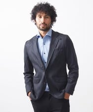 MNDAA59450 MICHEL KLEIN HOMME(ミッシェルクラン オム) スエードコンバーチブルジャケット ブラック