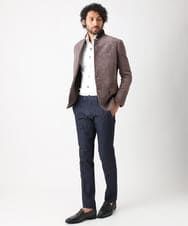 MNDAC54540 MICHEL KLEIN HOMME(ミッシェルクラン オム) スエード調コンバーチブルジャケット ベージュ