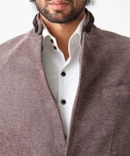 MNDAC54540 MICHEL KLEIN HOMME(ミッシェルクラン オム) スエード調コンバーチブルジャケット ベージュ