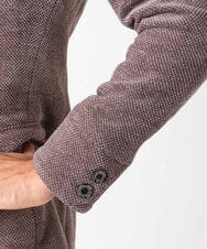 MNDAC54540 MICHEL KLEIN HOMME(ミッシェルクラン オム) スエード調コンバーチブルジャケット ベージュ