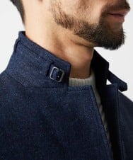 MNDAD01490 MICHEL KLEIN HOMME(ミッシェルクラン オム) ウールコンバーチブルジャケット ネイビー