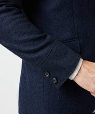 MNDAD01490 MICHEL KLEIN HOMME(ミッシェルクラン オム) ウールコンバーチブルジャケット ネイビー