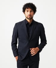 MNDAD06690 MICHEL KLEIN HOMME(ミッシェルクラン オム) 【セットアップ】チェック柄テーラードジャケット ブラック