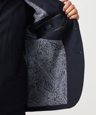 MNDAD06690 MICHEL KLEIN HOMME(ミッシェルクラン オム) 【セットアップ】チェック柄テーラードジャケット ブラック