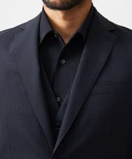 MNDAD06690 MICHEL KLEIN HOMME(ミッシェルクラン オム) 【セットアップ】チェック柄テーラードジャケット ブラック