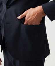 MNDAD06690 MICHEL KLEIN HOMME(ミッシェルクラン オム) 【セットアップ】チェック柄テーラードジャケット ブラック