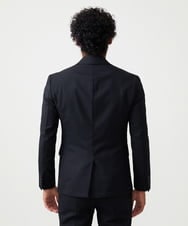MNDAD07690 MICHEL KLEIN HOMME(ミッシェルクラン オム) 【セットアップ】小紋柄テーラードジャケット ブラック