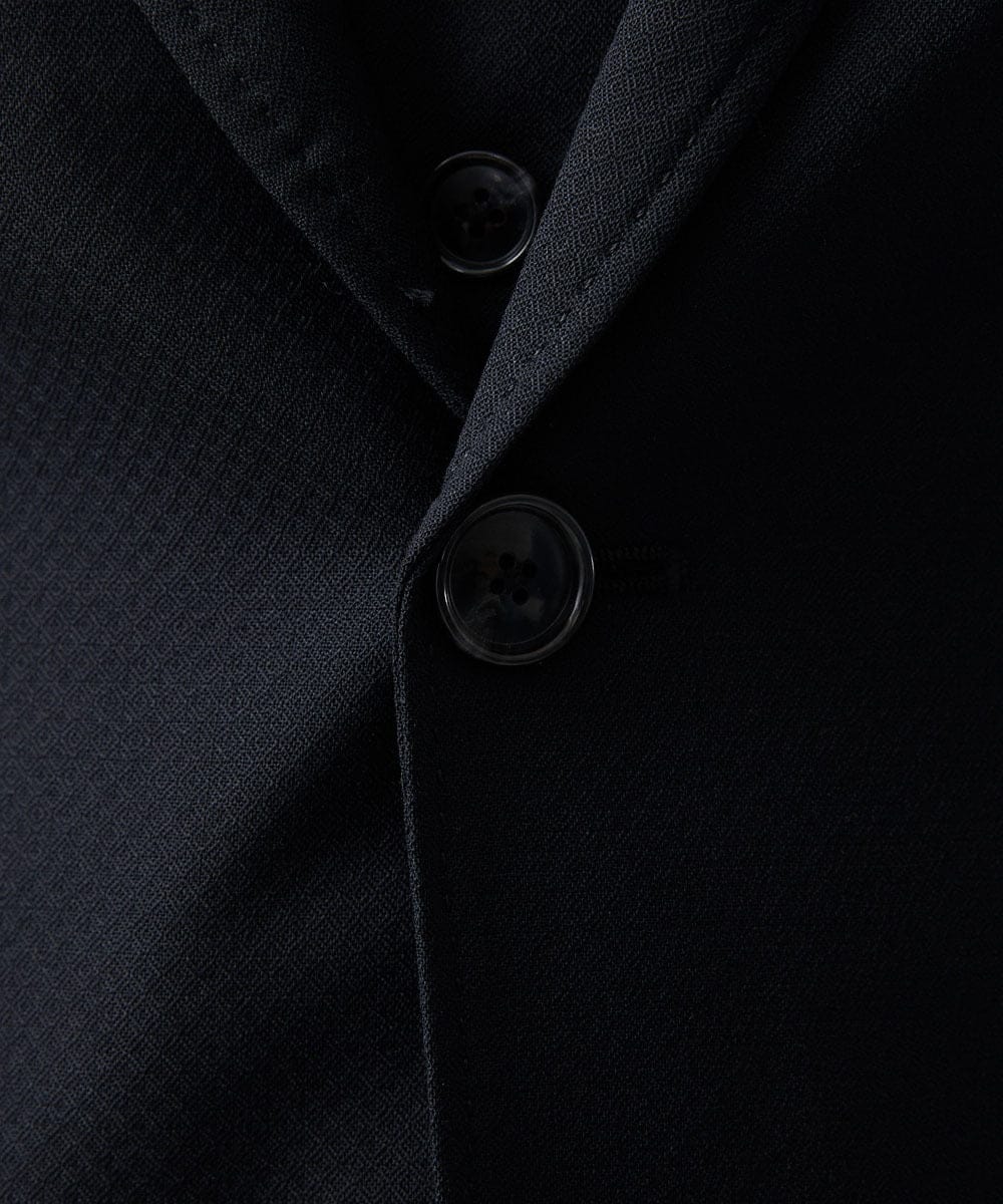 MNDAD07690 MICHEL KLEIN HOMME(ミッシェルクラン オム) 【セットアップ】小紋柄テーラードジャケット ブラック