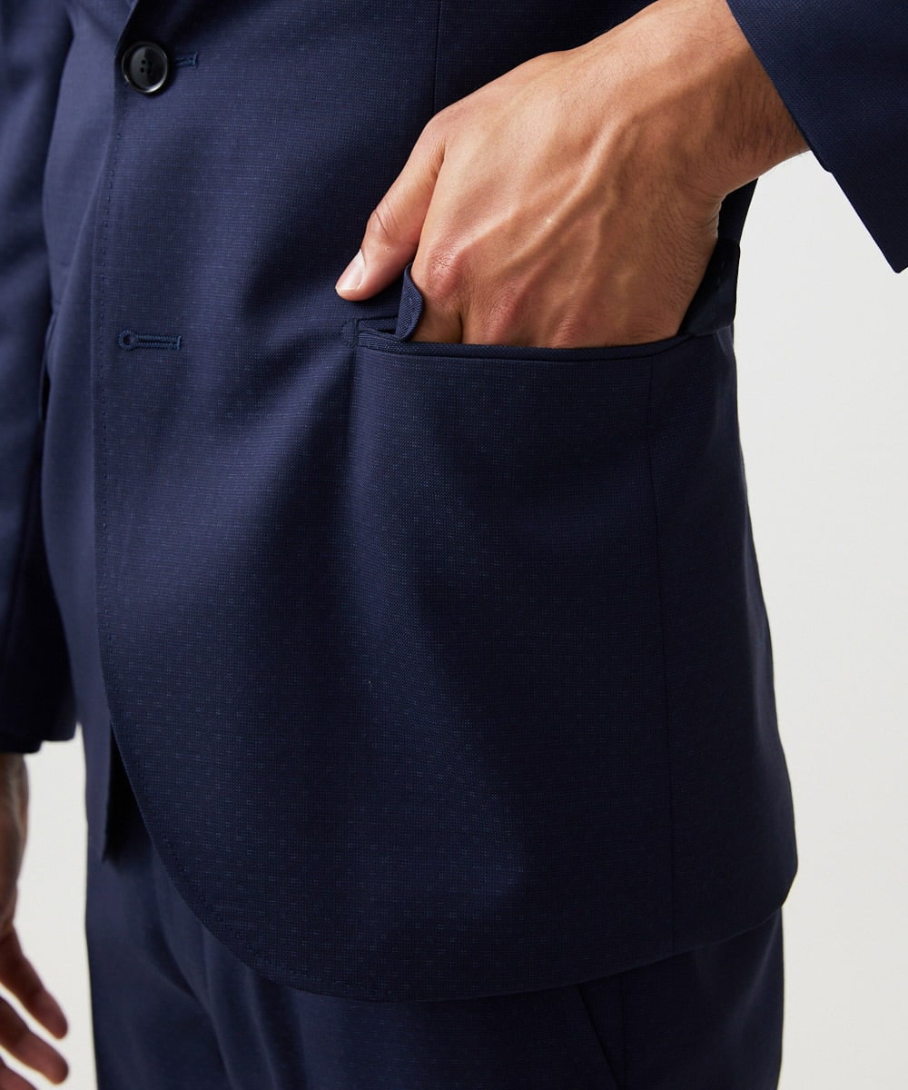 MNDAD08690 MICHEL KLEIN HOMME(ミッシェルクラン オム) 【セットアップ】テーラードジャケット ネイビー