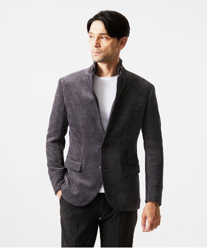 MNDAD54540 MICHEL KLEIN HOMME ウルトラモールコンバーチブルジャケット