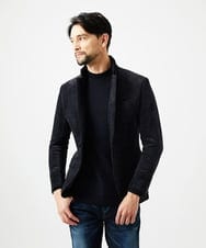 MNDAD54540 MICHEL KLEIN HOMME(ミッシェルクラン オム) ウルトラモールコンバーチブルジャケット ブラック