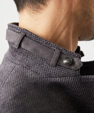 MNDAD54540 MICHEL KLEIN HOMME(ミッシェルクラン オム) ウルトラモールコンバーチブルジャケット ブラック