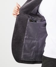 MNDAD54540 MICHEL KLEIN HOMME(ミッシェルクラン オム) ウルトラモールコンバーチブルジャケット ブラック