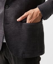 MNDAD54540 MICHEL KLEIN HOMME(ミッシェルクラン オム) ウルトラモールコンバーチブルジャケット ブラック