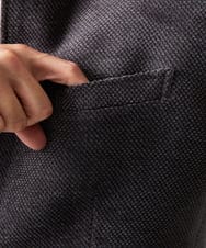 MNDAD54540 MICHEL KLEIN HOMME(ミッシェルクラン オム) ウルトラモールコンバーチブルジャケット ブラック