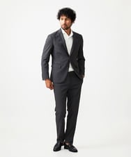 MNDAF03400 MICHEL KLEIN HOMME(ミッシェルクラン オム) 【セットアップ】ストレッチテーラードジャケット グレー