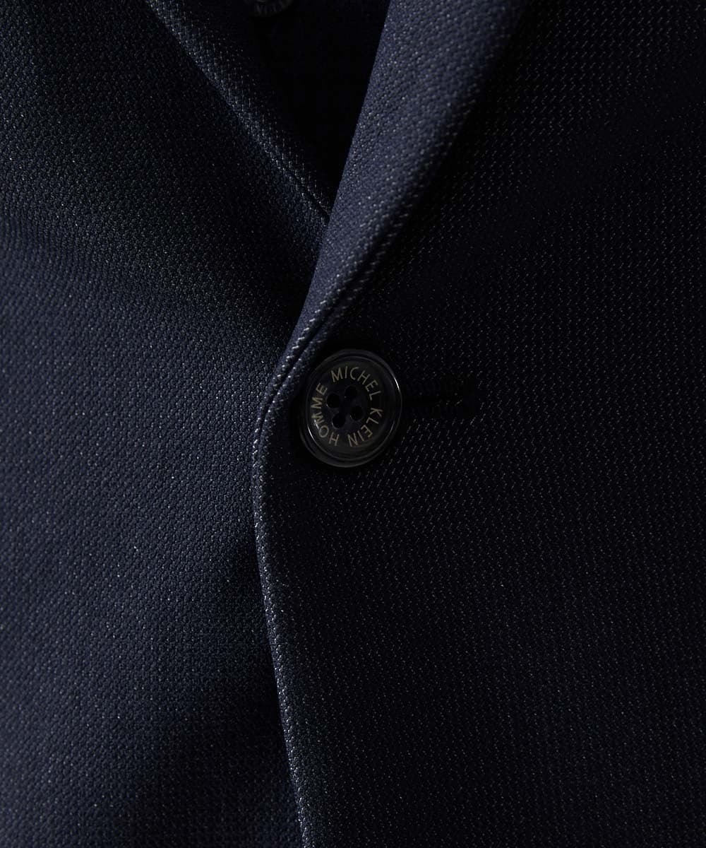 MNDAF03400 MICHEL KLEIN HOMME(ミッシェルクラン オム) 【セットアップ】ストレッチテーラードジャケット ネイビー