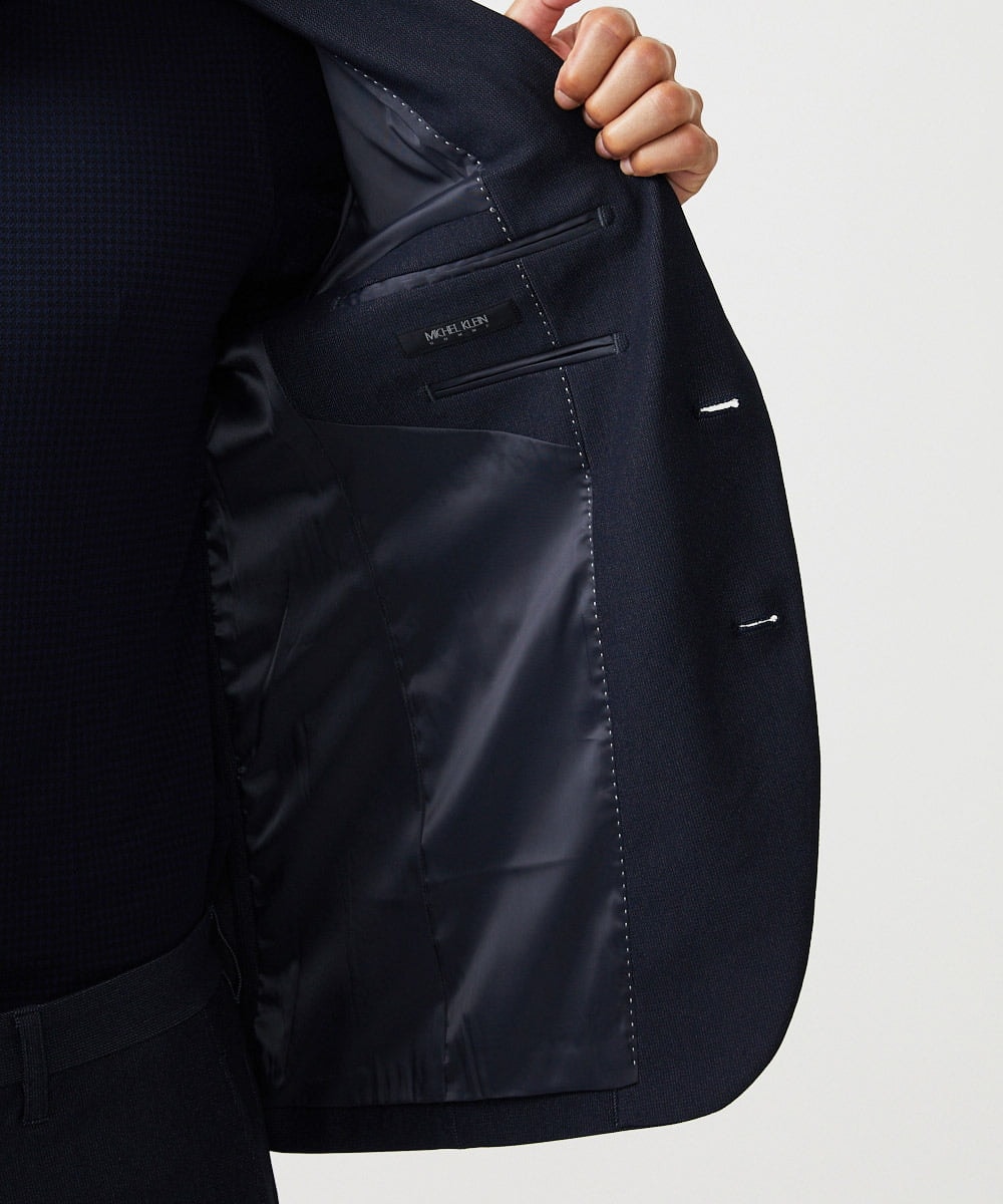 MNDAF03400 MICHEL KLEIN HOMME(ミッシェルクラン オム) 【セットアップ】ストレッチテーラードジャケット ネイビー