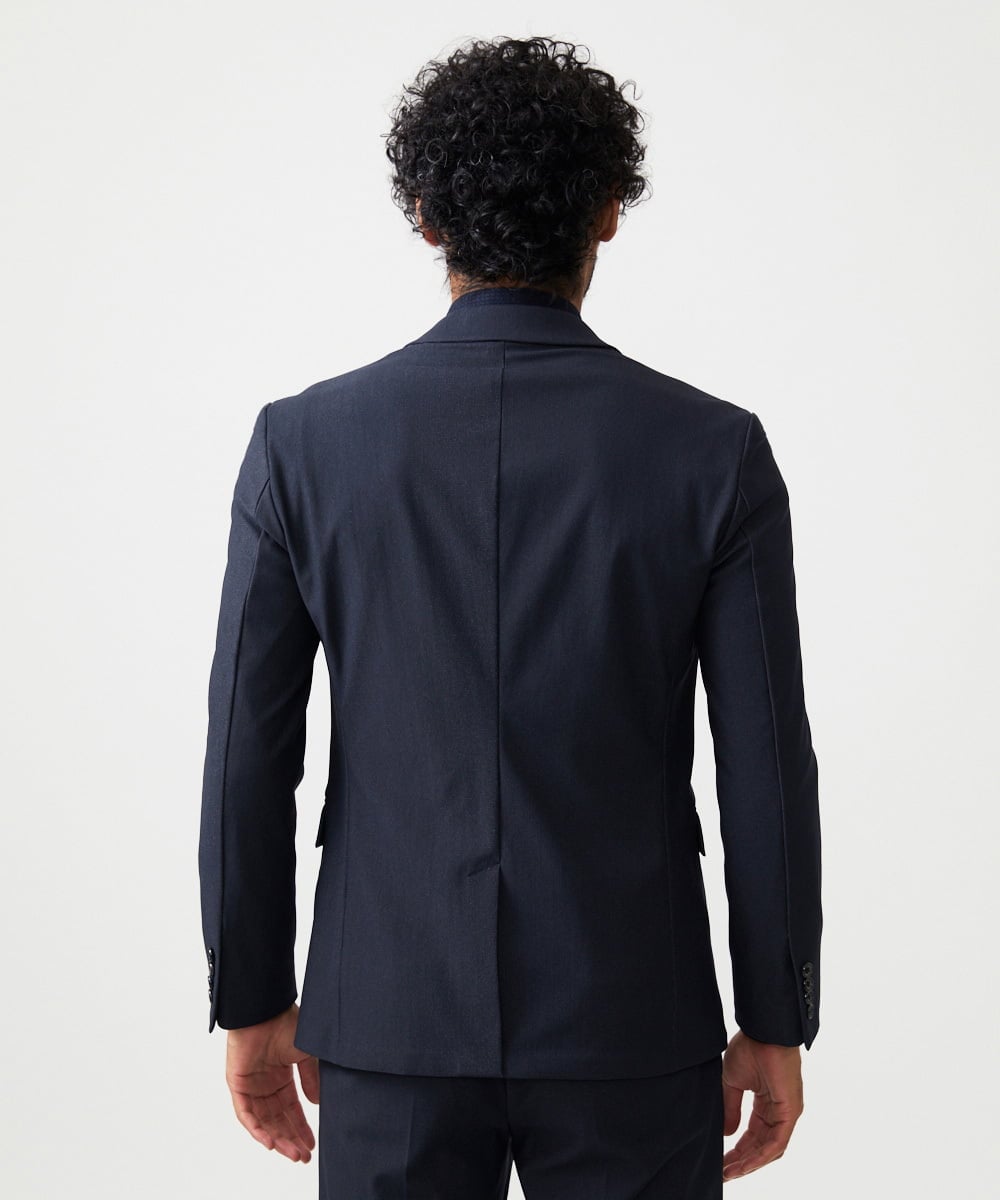 MNDAF03400 MICHEL KLEIN HOMME(ミッシェルクラン オム) 【セットアップ】ストレッチテーラードジャケット ネイビー