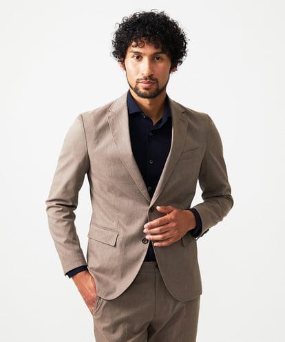 MNDAF53450 MICHEL KLEIN HOMME 【セットアップ】ピンヘッド柄テーラードジャケット