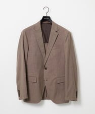 MNDAF53450 MICHEL KLEIN HOMME(ミッシェルクラン オム) 【セットアップ】ピンヘッドテーラードジャケット ブラウン