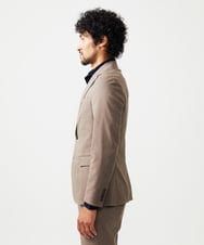 MNDAF53450 MICHEL KLEIN HOMME(ミッシェルクラン オム) 【セットアップ】ピンヘッド柄テーラードジャケット ブラウン