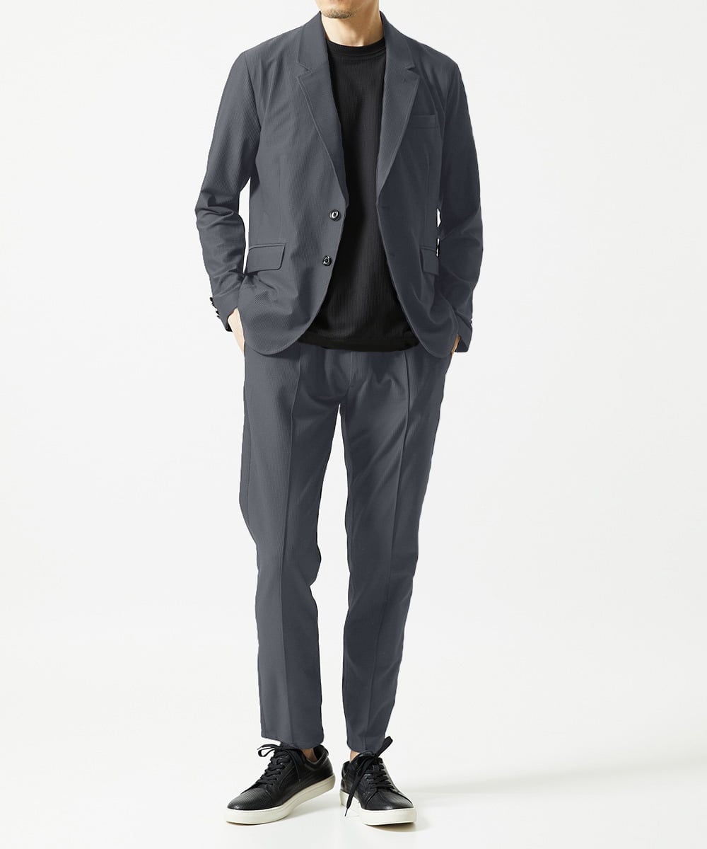 MNDAF55450 MICHEL KLEIN HOMME(ミッシェルクラン オム) 【SUPERGAコラボ】テーラードジャケット ダークグレー