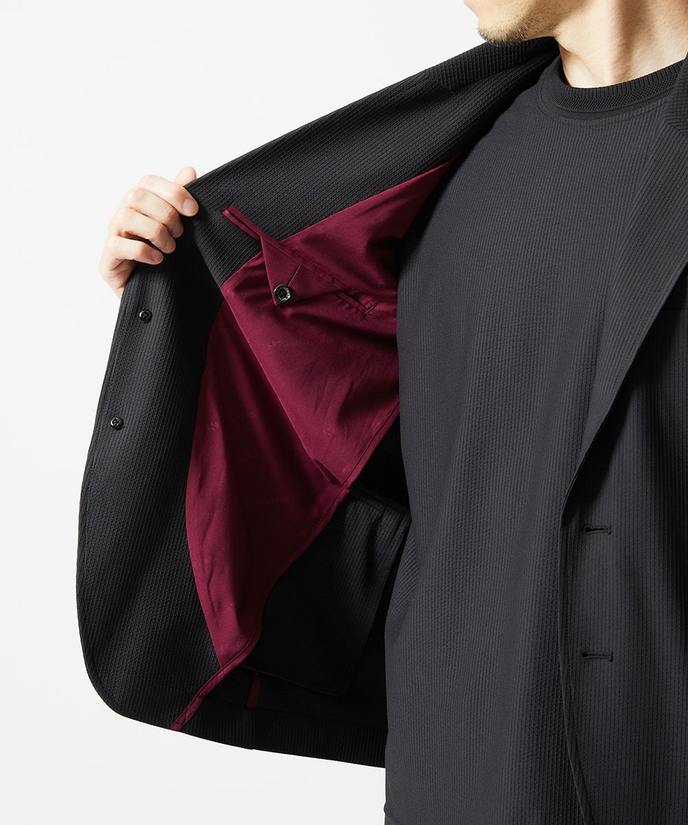 MNDAF55450 MICHEL KLEIN HOMME(ミッシェルクラン オム) 【SUPERGAコラボ】テーラードジャケット ブラック