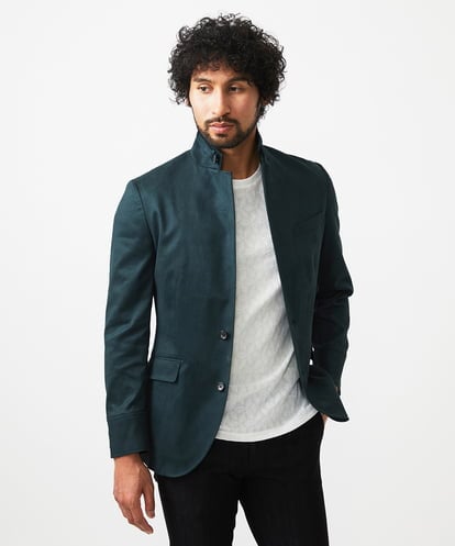 MNDAF59450 MICHEL KLEIN HOMME スエードコンバーチブルジャケット