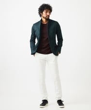 MNDAF59450 MICHEL KLEIN HOMME(ミッシェルクラン オム) スエードコンバーチブルジャケット グリーン