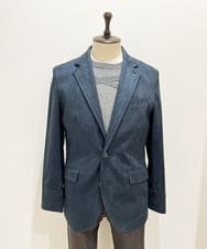 MNDAF59450 MICHEL KLEIN HOMME(ミッシェルクラン オム) スエードコンバーチブルジャケット ネイビー