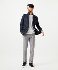 MNDAF59450 MICHEL KLEIN HOMME(ミッシェルクラン オム) スエードコンバーチブルジャケット ネイビー