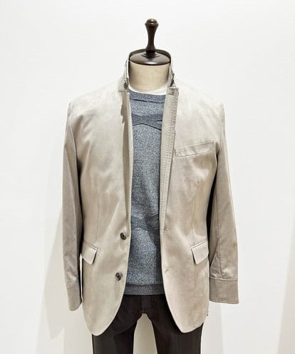 MNDAF59450 MICHEL KLEIN HOMME スエードコンバーチブルジャケット