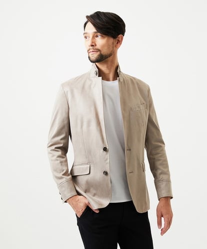 MNDAF59450 MICHEL KLEIN HOMME スエードコンバーチブルジャケット