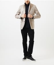 MNDAF59450 MICHEL KLEIN HOMME(ミッシェルクラン オム) スエードコンバーチブルジャケット ベージュ