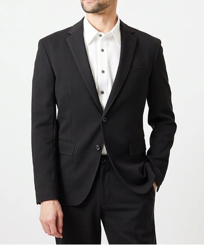 MNDAG02430 MICHEL KLEIN HOMME 【セットアップ】ハイブリッドジャージテーラードジャケット