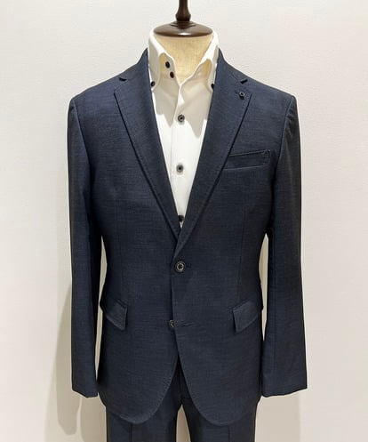 MNDAG03430 MICHEL KLEIN HOMME 【セットアップ】オックスストレッチテーラードジャケット