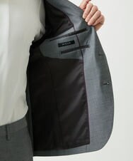 MNDAG03430 MICHEL KLEIN HOMME(ミッシェルクラン オム) 【セットアップ】オックスストレッチテーラードジャケット グレー