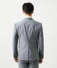 MNDAG03430 MICHEL KLEIN HOMME(ミッシェルクラン オム) 【セットアップ】オックスストレッチテーラードジャケット グレー